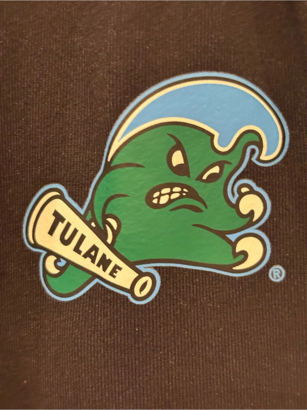 Lululemon Define Black Utility Zip-Up Jacket Customized “Tulane” Green Wave